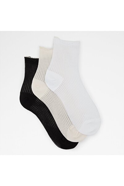 Aldo Sooty Womens White Socks