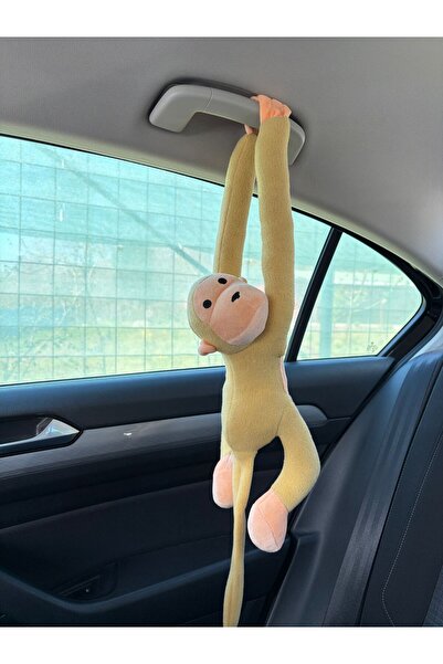Gülcan Auto Elleri Yapışan Oyun Ve Uyku Arkadaşı Peluş Maymun Oyuncak Sarılan...
