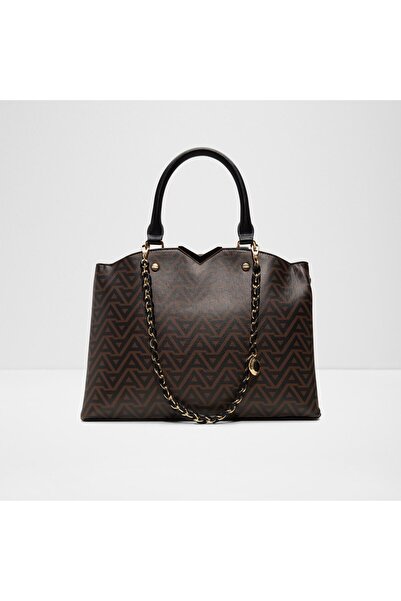 Aldo Viviana Womens Brown Satchel