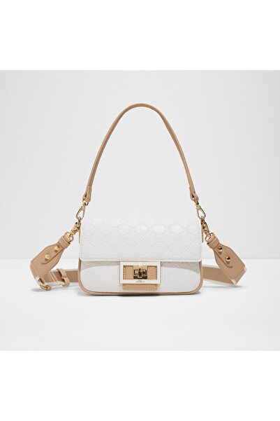 Aldo Coppelia Womens White Shoulder Bag