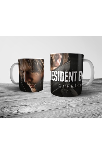 Pixxa Resident Evil 9 Requiem Leon Kupa Bardak Model 2