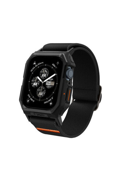 Spigen Lite Fit Pro, ματ μαύρο - Apple Watch 45mm/44mm