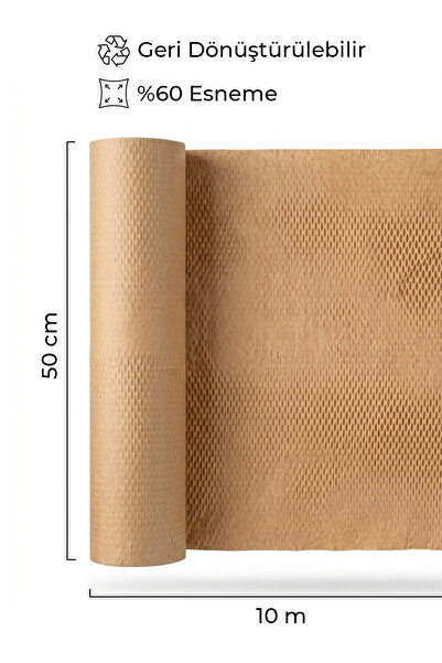 50 CM X 10 METERS HONEYCOMB FILLING FLEXIBLE WRAPPING PAPER