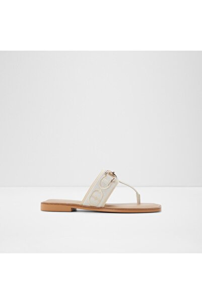Aldo صندل كورالينا النسائي باللون الأبيض