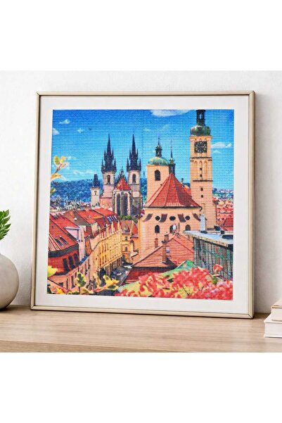 DNZt 5D Diamond Painting 30x30 cm Elmas Mozaik Boncuklu Taşlı Goblen Pano Tab...