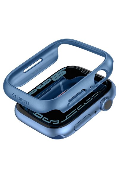 Spigen Λεπτή θήκη, μπλε - Apple Watch 7 45mm