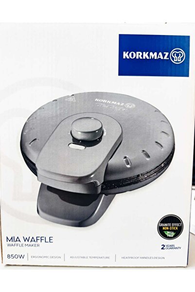 GÜLMEN KRİSTAL KRKMZ A319 WAFFLE MAKİNESİ GRİ ORJİNAL KUTULU