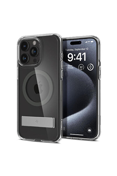 Spigen Ούλτρα Υβριδικό S MagSafe, γραφίτης - iPhone 15 Pro