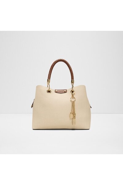 Aldo Lothycan Womens Beige Satchel
