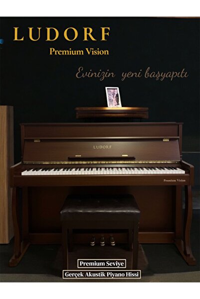 PUANDORG GÜLAĞACI Piyano Premium Vision Yüksek Konsol 88 Tuşlu Çekiç Aksiyon ...