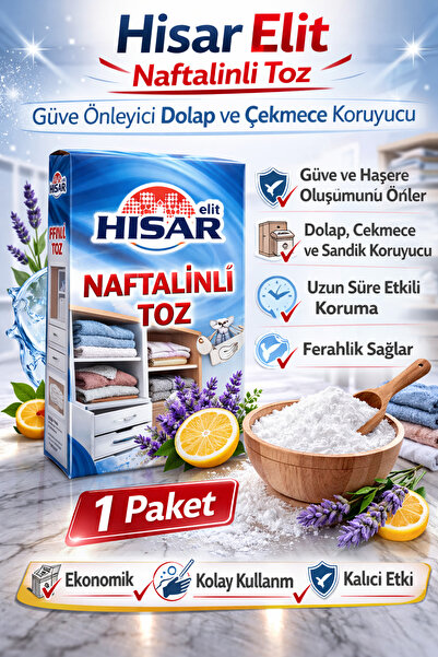 Genel Markalar Hisar Elit Naftalinli Toz Güve Önleyici Dolap Ve Çekmece Koruy...