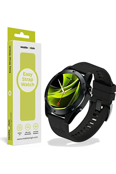 Mobile Origin Εύκολο Λουράκι Ρολογιού Garmin 26mm Μαύρο