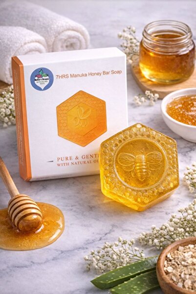 mothers dream 7HRS Manuka Honey Bar Soap – Pure & Gentle Natural Soap for Hea...