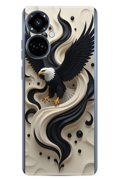 TECNO Camon 19 PRO (CI8n) Uyumlu Kılıf Desenli Baskılı Silikon Kapak NAME-.90...