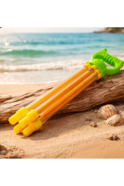 feys shop 4 Kanallı Su Atan Tüfek - 42 cm Büyük Boy Su Atan Tabanca