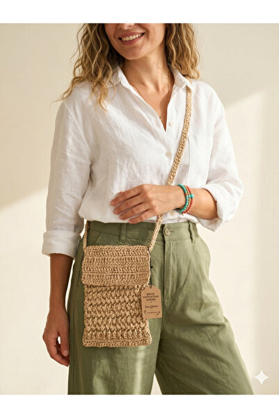 Masalsı Tasarımlar Wicker Phone Bag