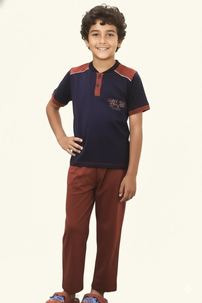 Berrak طقم بيجامة للأولاد بأكمام قصيرة 361