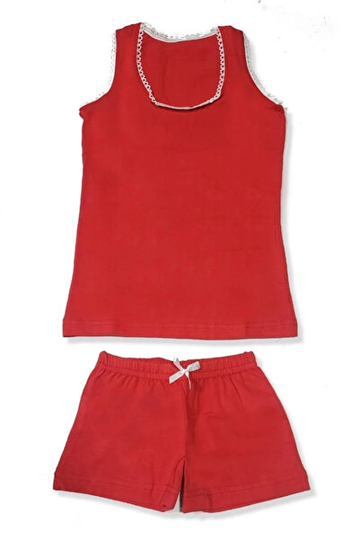 ALFA AKSESUAR 03 2542 Girls' Strawberry Sleeveless Tank Top Set