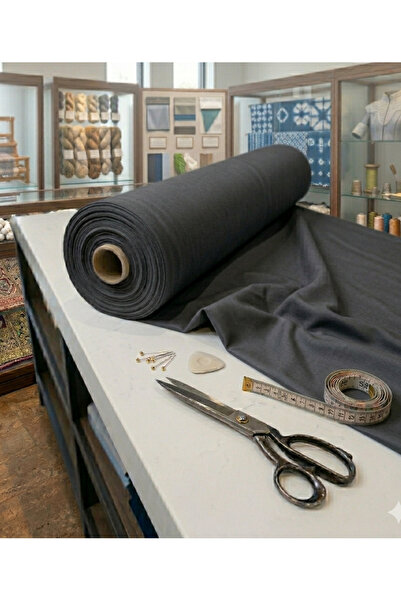 NS Ehli Tacir Ανθρακί γκρι υφασμάτινο ύφασμα χωρίς ραφές με υφή κηρήθρας και ...