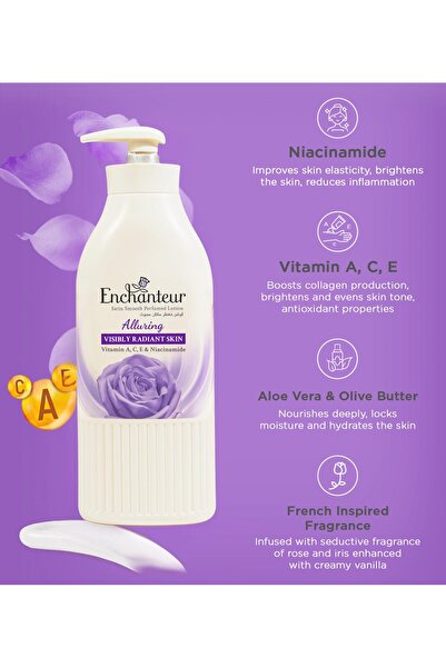 ENCHANTEUR Alluring Hand And Body Lotion 500ml