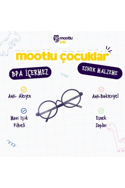 Mootlu Blue Light Protective Baby & Child Screen Glasses - Kids 368
