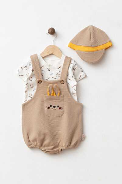 yukobaby bebeğiniz için en doğalı Baby Rabbit Slopet&Hat&Badil 3-Piece Zibin ...
