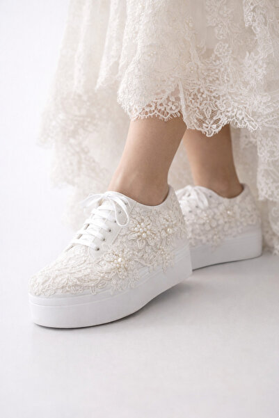 gumushoe Wedge Heeled Low Heel Wedding Dress Evening Dress Shoes