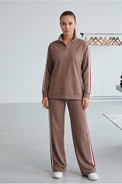 MODA EŞOFMAN TAKIMI(FERMUARLI MODAL TAKIM)
