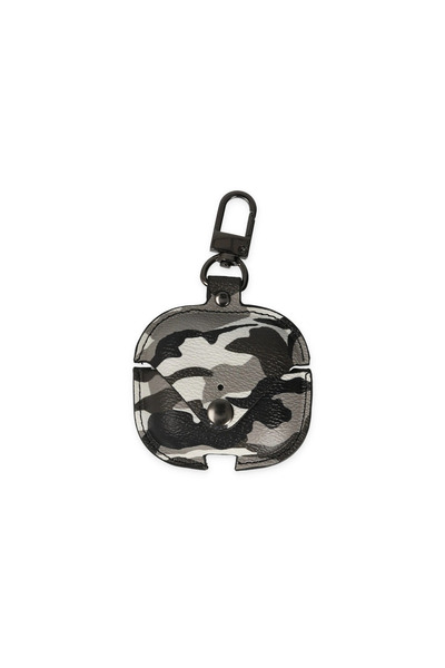 magicool Apple AirPods 3 (3Rd Generation) Bag Camouflage Leather Case - Gray