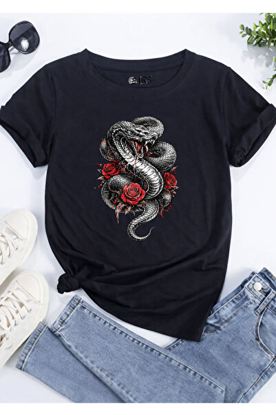 barsdepo Tricou cu imprimeu VENOM ROSE, Calitate PREMIUM, Unisex pentru Copii...
