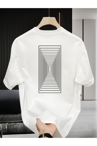 yiou trendy clothing Men's Solid Color Printed Short-Sleeve T-Shirt_83