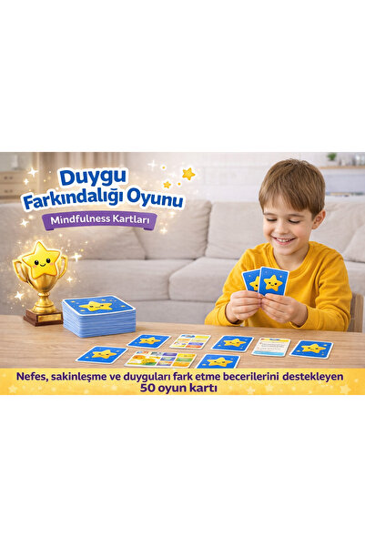 Yılmazcan Aile Danışmanlık Duygu Farkındalığı Oyun Kartı (Mindfulness)
