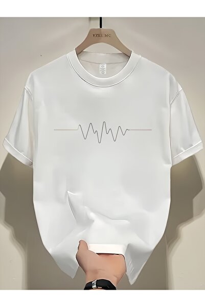 yiou trendy clothing Men's Solid Color Printed Short-Sleeve T-Shirt_13