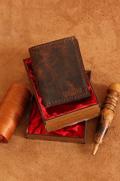 AKRONİUM LEATHER Hakiki Deri Cüzdan