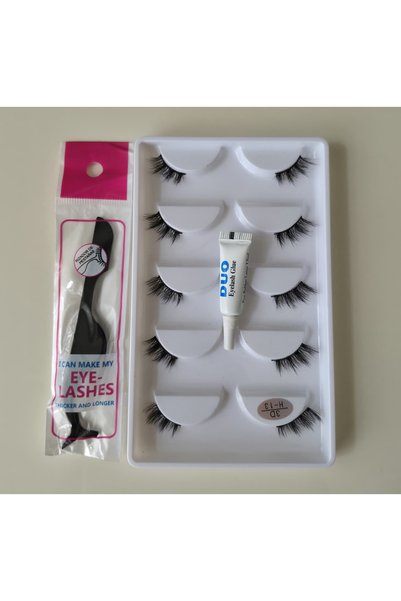 hulyabeauty TAKMA KİRPİK SETİ 5Lİ