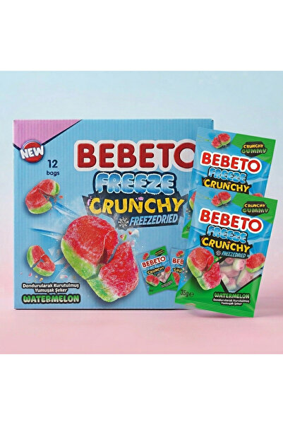 BEBETO Freeze Crunchy Watermelon ( Karpuz ) 12 adet
