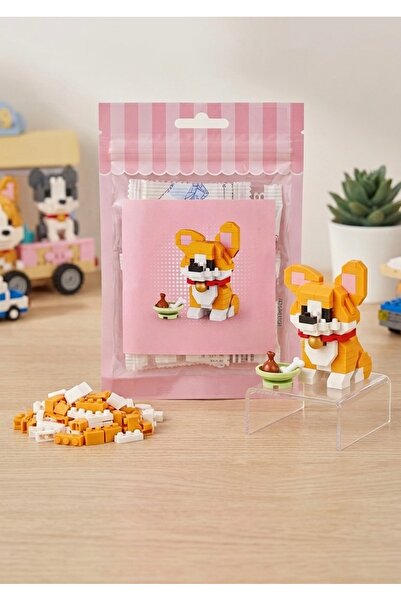 BOLENCE Mini Blok Seti - Corgi Köpek Figürü (160 Parça)