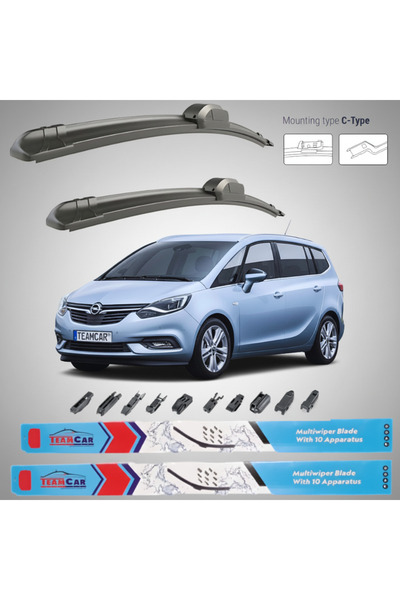TEAMCAR Opel Zafira C Tourer Facelift (2016–2019) Επίπεδοι Υαλοκαθαριστήρες |...