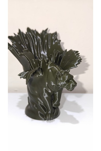 END Design Vază artistică din bioplastice cu figurină de tigru – Obiect decor...