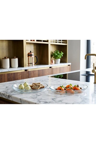 Paşabahçe 2-Piece Mini Snack Bowl & Breakfast & Sauce Dish Plate & Bowl