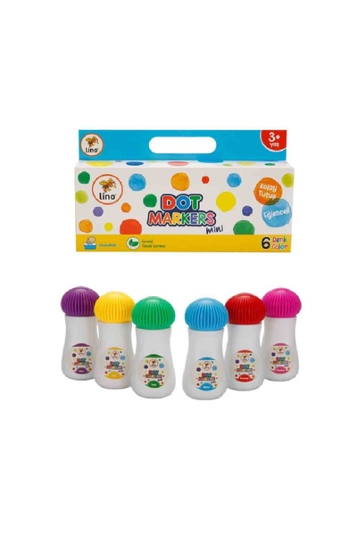 ileri grup Dot Markers Mini 6’lı Yıkanabilir Kalem