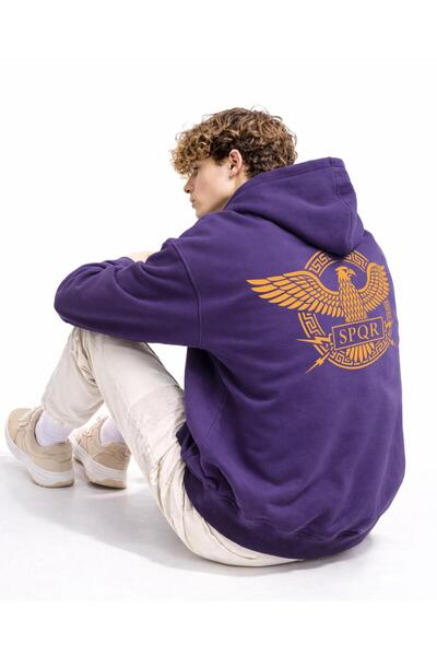 the horda SPQR Roma Kartalı Hoodie – Doğu Roma İmparatorluğu Porfirogennetos ...