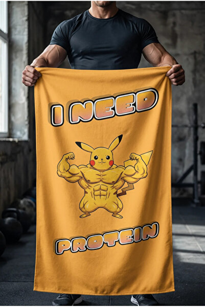 Beramussa Digital Printed Sports Towel - Gym Towel - 50X100 cm - Fitness Towel