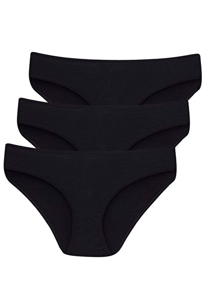 Yıldız İç Giyim 3'lü Paket Likralı Bikinili Külot