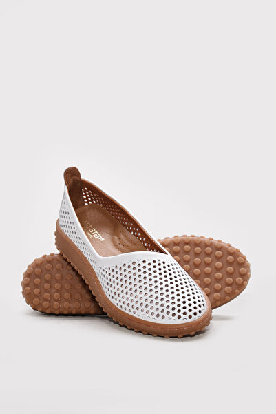 Ayakkabıhane Μπαλαρίνες - Λευκό - Casual