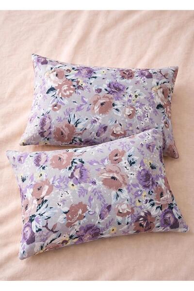 Belsina Home Organik Pamuklu | Fermuarlı | 2 Adet Yastık Kılıfı | 50x70 CM