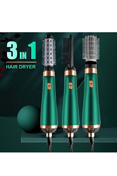 Shopi New Electric Hair Dryer Blow Dryer Comb Rotating Hot Air Brush 3 In 1 H...