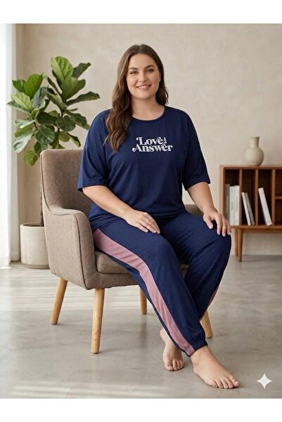 sleeproom Plus Size Women's Tracksuit Set