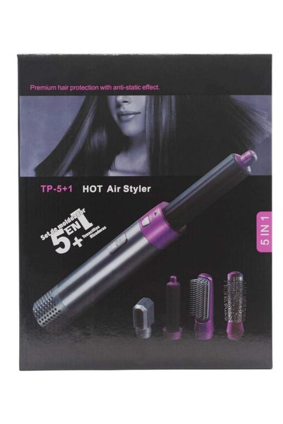 Shopi 5-in-1 Electric Hair Brush for Curling, Straightening, Drying, and Hair...