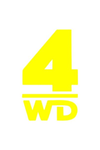 Oracal Αυτοκόλλητο αυτοκινήτου, ανθεκτικό, 4WD, 9.3 εκ., κίτρινο